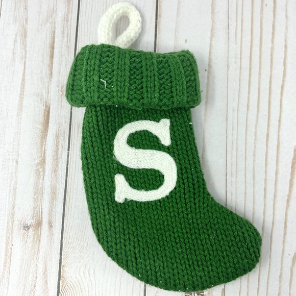 Target Wondershop Green Mini Stockings Monogram Letter D M S S - Picture 9 of 12